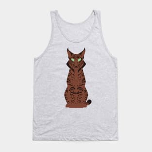 Minimalist Iberian Lynx Tank Top